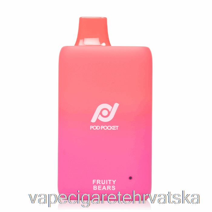 Vape Hrvatska Pod Pocket 7500 Jednokratni Fruity Bears